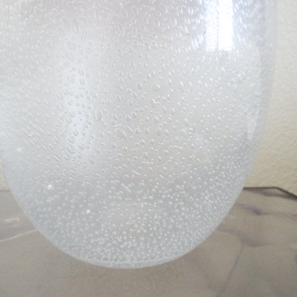 Gorgeous Glass Bubble Vase Decorative Vase Home Accent Large Collectable Art - Picture 4 of 10